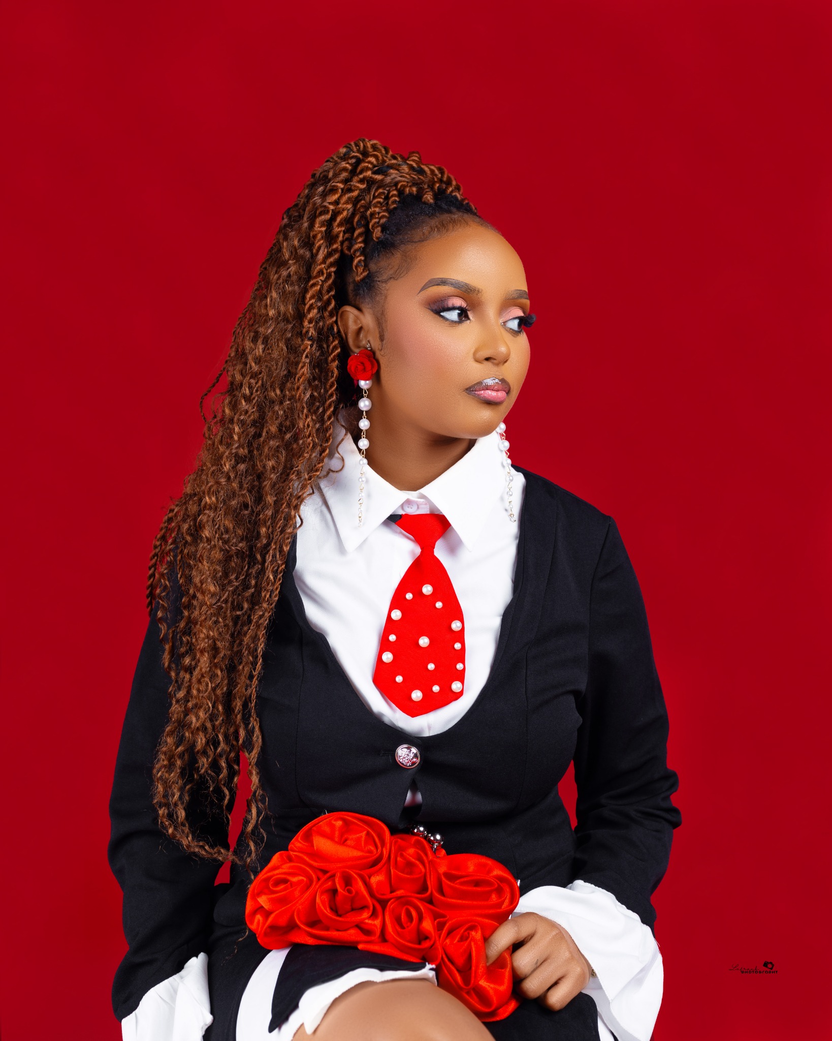 Red Fashion Portrait